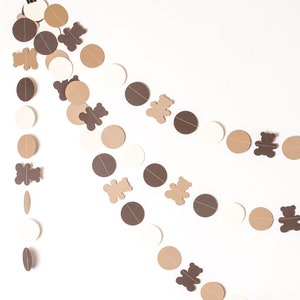 Teddy Bear Baby Shower Garland - We Can Bearly Wait Baby Shower Decorations - 14' - Customize your colors!