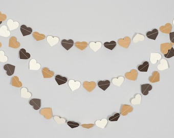 Heart Garland, 14', Customize Your Colors