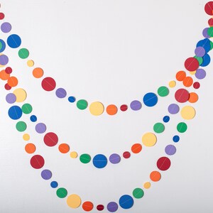 Rainbow Garland - 14ft - Perfect for a Rainbow Baby Shower -  Customize Colors!