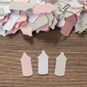 Bottle Confetti - 200 Pieces - Baby Shower Confetti- Bottle Baby Shower Decoration