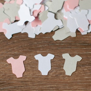 Baby Shower Confetti Girl Baby Shower Decoration 200 Pieces image 1