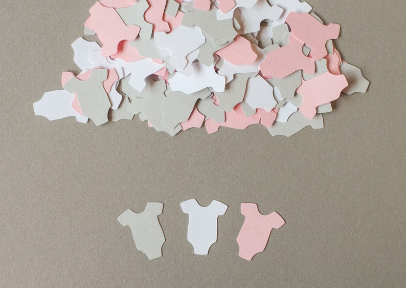 Baby Shower Confetti Girl Baby Shower Decoration 200 Pieces image 4