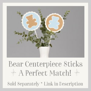 Teddy Bear Baby Shower Banner, It's A Boy Banner, Customize your colors image 8