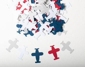 Time Flies Plane Confetti, 200 Pieces, Customize your colors!