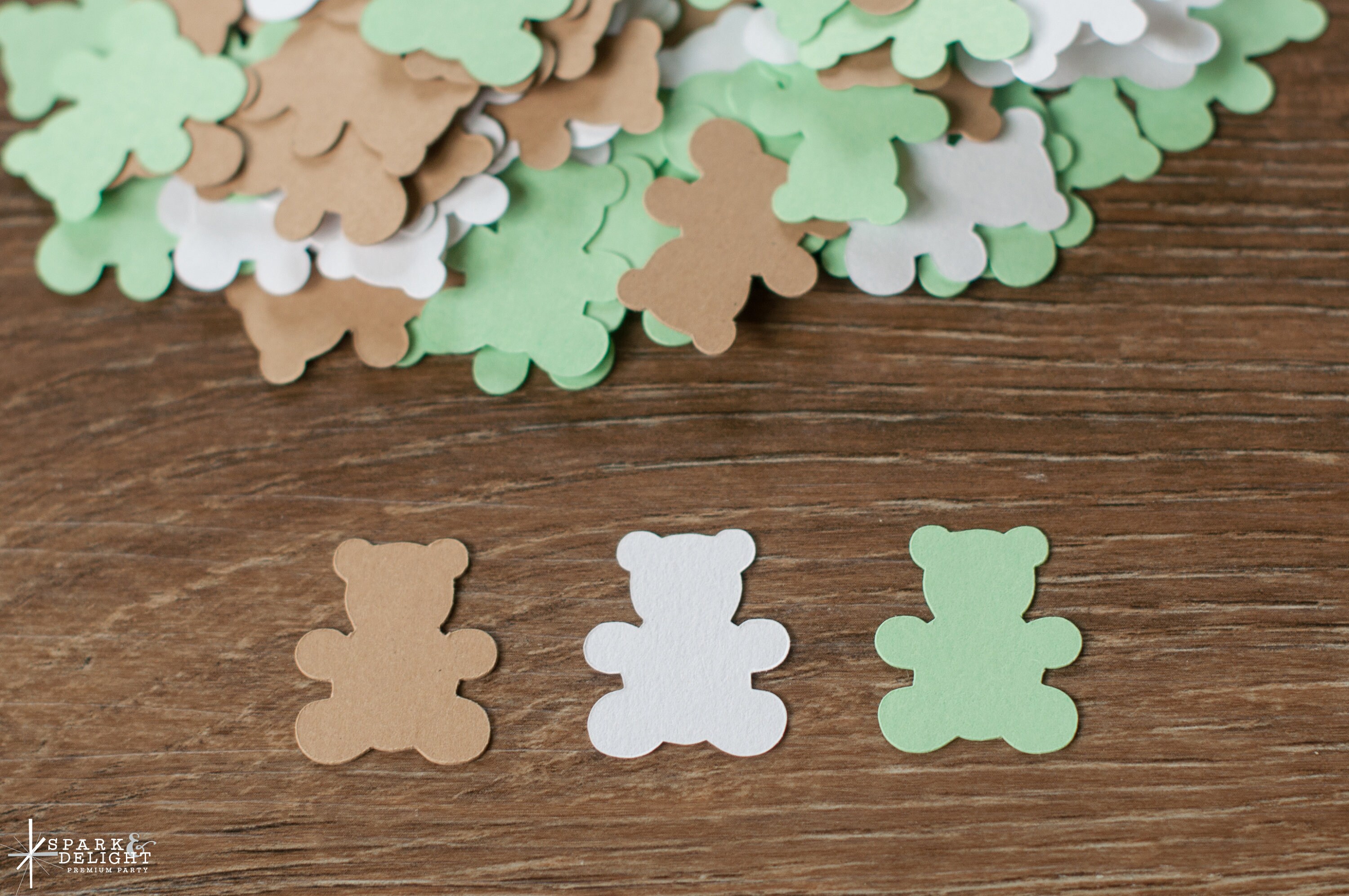 Teddy Bear Confetti 200 Pieces Perfect for a Teddy Bear Etsy