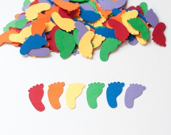 Rainbow Confetti, perfect for a Rainbow Baby Shower, 200 Pieces