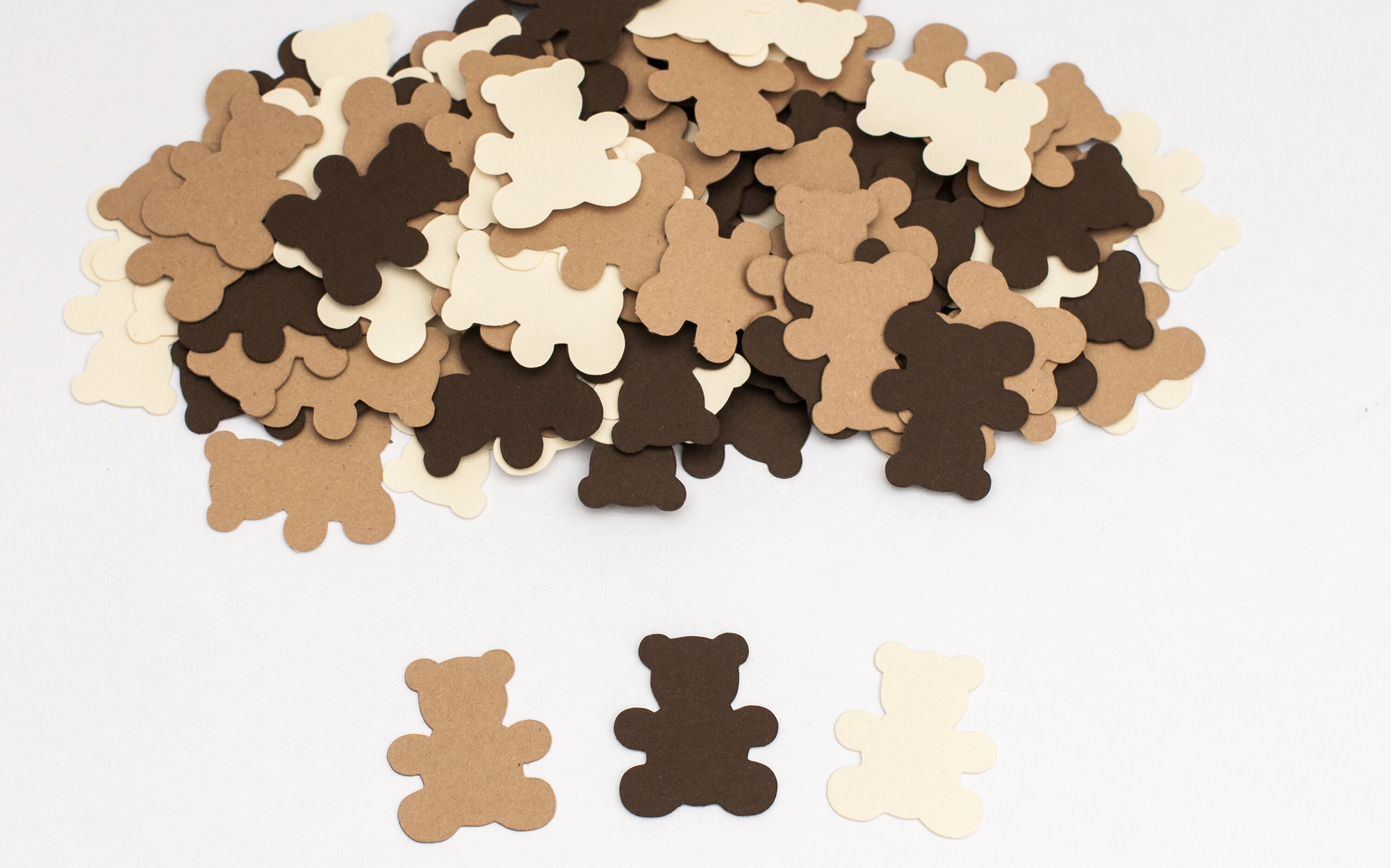 Teddy Bear Confetti Perfect For a Teddy Bear Baby Shower, 200 Pieces