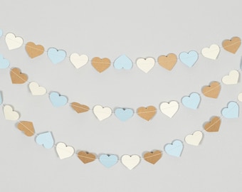 Heart Garland, 14', Customize Your Colors