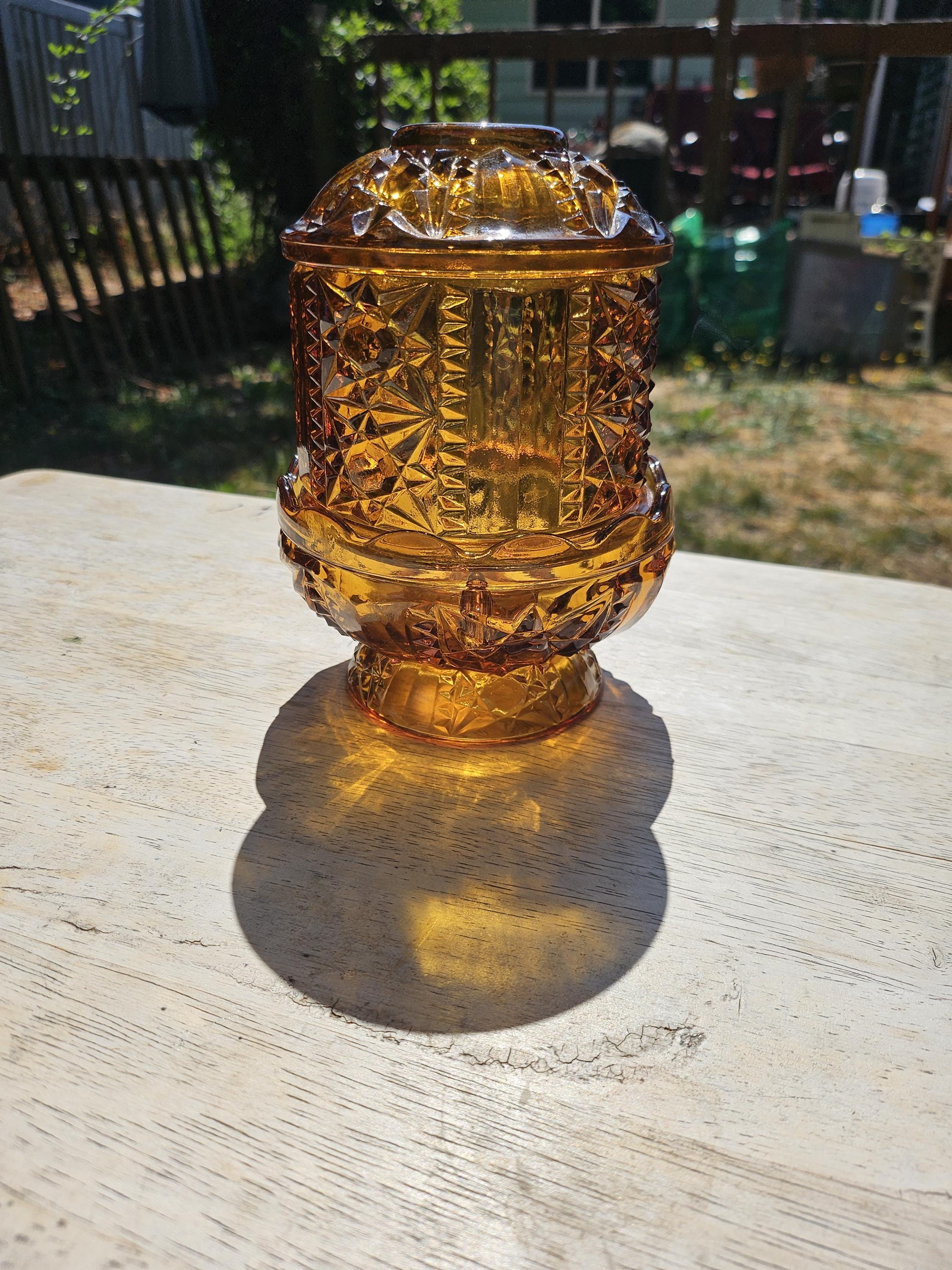 Vintage Amber Fairy Light - Etsy