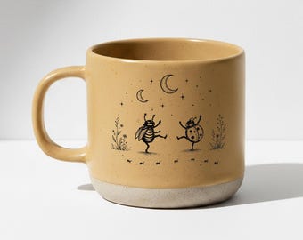 NK Divide Indie Folk Mug, The Last Of The Bugs Mug, Vintage Insect Music Mug