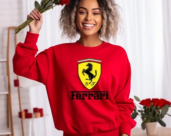 Ferrari Sweatshirt, Ferrari Shirt, Ferrari Race Hoodie, Ferrari Lover Sweatshirt, Ferrari Sweatshirt, Car Race Sweatshirt, Ferrari Gift