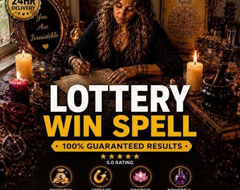 Loterijwinstspreuk | Money Luck Fortune Ritual (Same Day Casting)