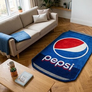 Pepsi Area Rug - Etsy
