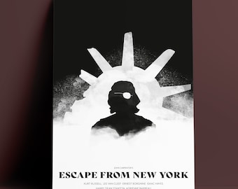 Escape From New York  12 x 18 Movie Poster Giclee Print