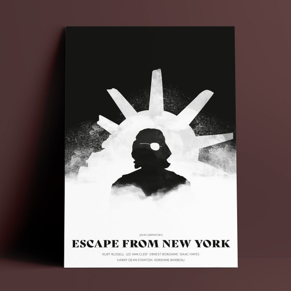 Escape From New York  12 x 18 Movie Poster Giclee Print