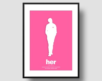 Her  12 x 18 Movie Poster Giclee Print