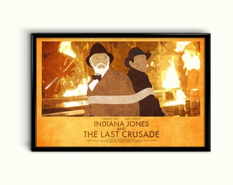 Indiana Jones och det sista korståget 12 x 18 filmaffisch gicléetryck