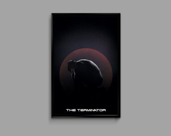 The Terminator 12 x 18 Inch Minimal Movie Poster Giclee Print