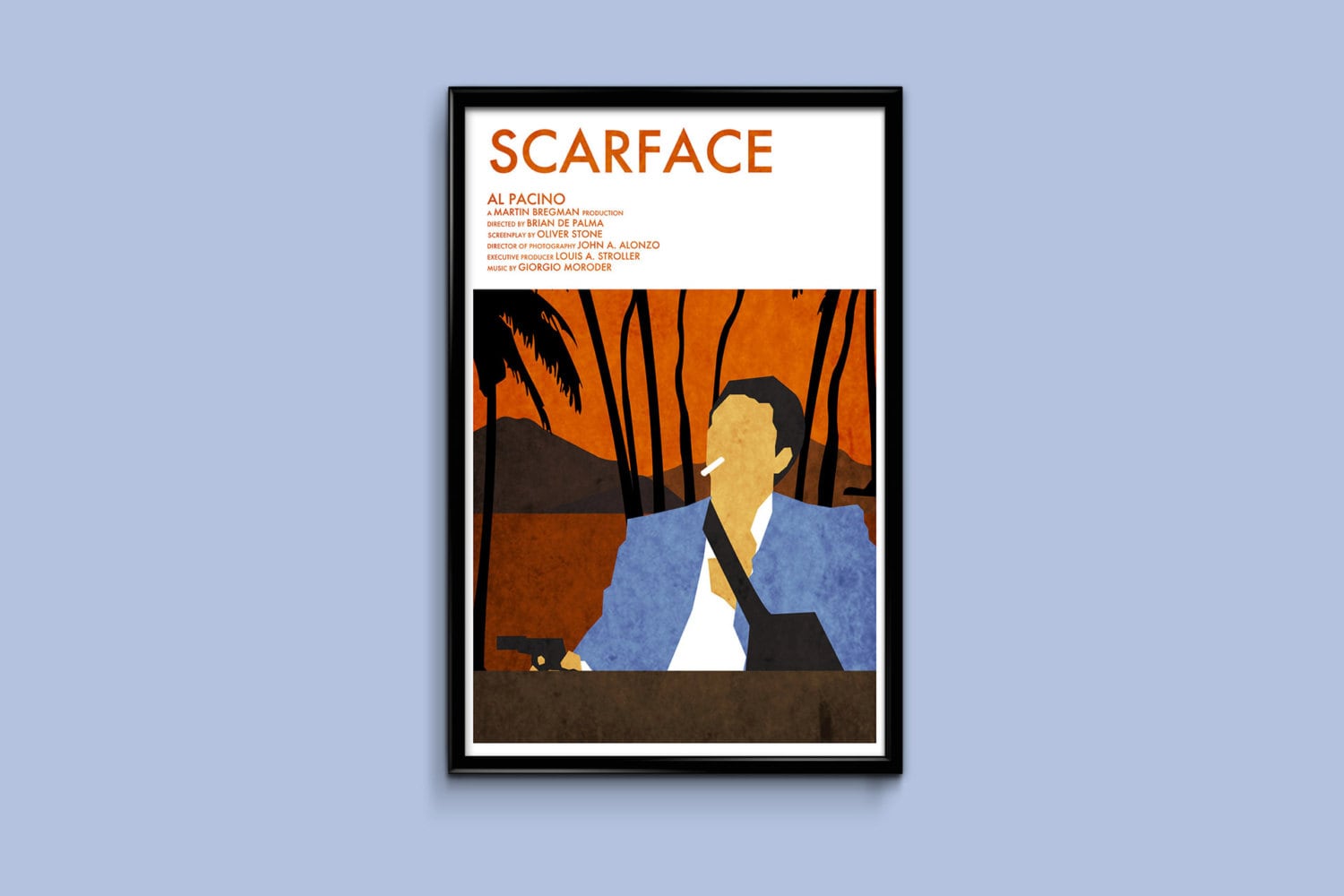 Scarface Movie Poster 12 X 18 Giclee Print - Etsy