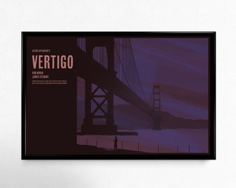 Vertigo 12 x 18 Movie Poster Giclee Print