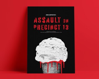 Assault on Precinct 13 Minimal Movie Poster Giclee Print