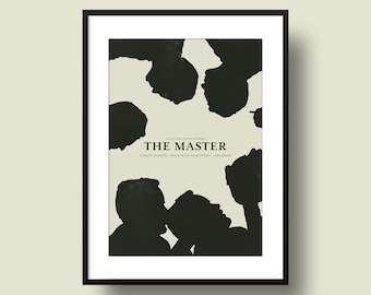 The Master 12 x 18 Inch Minimal Movie Poster Giclee Print