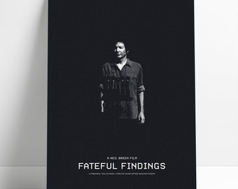 Ödesfulla upptäckter | Neil Breen Original Minimal Filmaffisch | Rumskontor Filmfantast Sci Fi Fantasy Giclée-tryck
