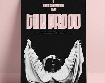 Brood | Original Minimal Movie Poster | Room Office Movie Buff Sci Fi Fantasy 80s Giclee Print