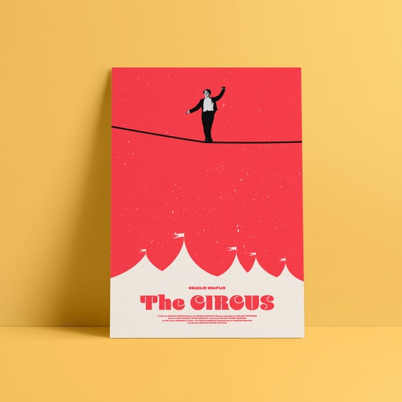 Affiche Le Cirque Charlie Chaplin | Planète Vintage