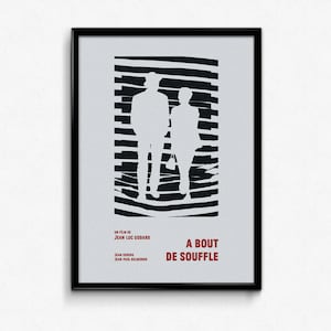 Atemlos - A Bout De Souffle 12 x 18 Movie Poster Giclee Print
