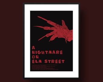 A Nightmare on Elm Street  12 x 18 Movie Poster Giclee Print