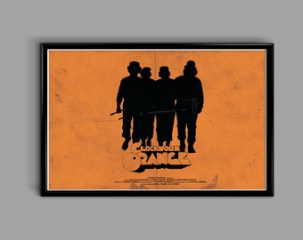 Clockwork Orange 12 x 18" Movie Poster Giclee Print