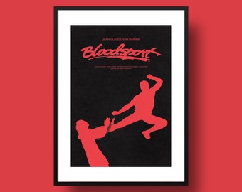 Bloodsport 12 x 18 Movie Poster Giclee Print