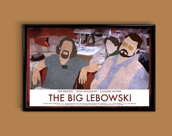 Die große Lebowski 12 x 18 minimalistischen Film Poster Giclée-Druck