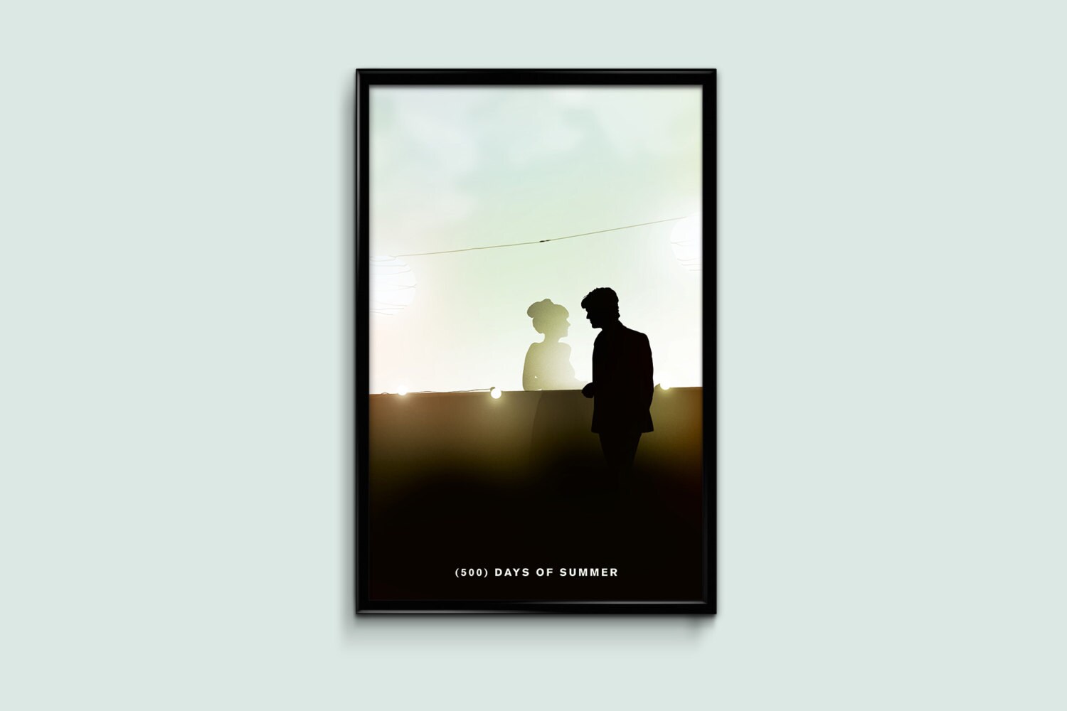 500 Tage Sommer 12 X 18 Minimalistischen Film Poster Etsy