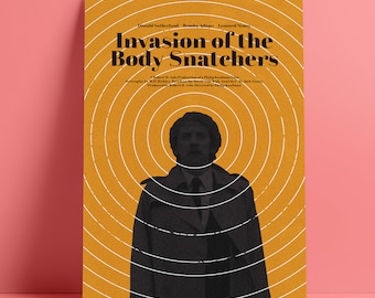 Invasion of the Body Snatchers 1978 12 x 18 Inch Minimal Movie Poster Giclee Print