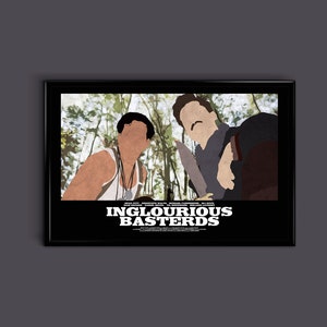 Inglourious Basterds 12 x 18Minimalist Movie Poster Giclee Print