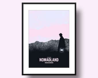 Nomadland 12 x 18 Zoll minimal Film Poster Giclée-Druck