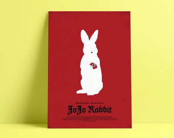 JoJo Rabbit 12 x 18 Inch Minimal Movie Poster Giclee Print