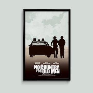 No Country For Old Men 12 x 18 Minimalist Movie Poster Giclee Print