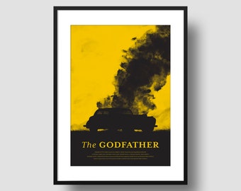El Padrino / Película Minimal Poster Giclee Print