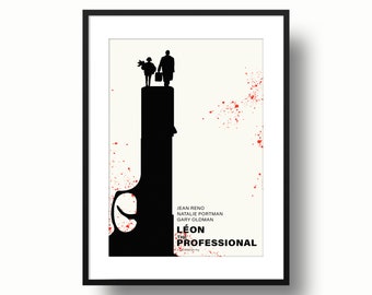 Leon the Professional 12 x 18 Movie Poster Giclee Print