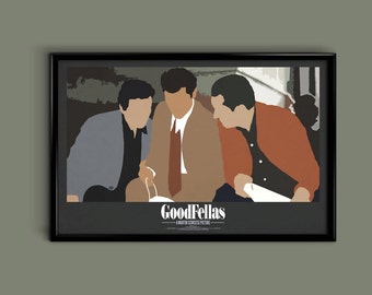 Goodfellas 12 x 18 Minimalistisk filmaffisch Giclée-tryck