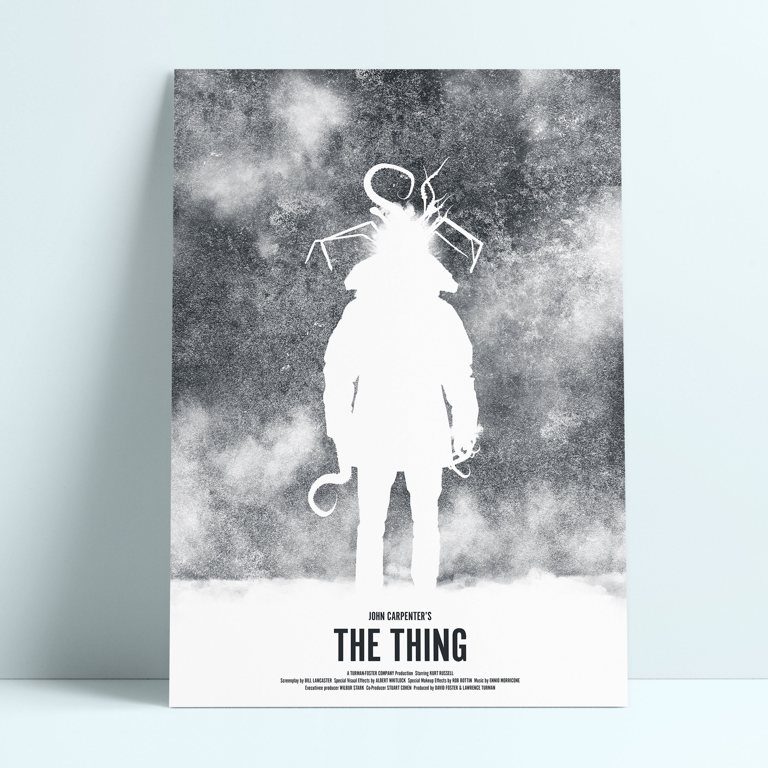 THE THING (1982) John Carpenter ART PRINT Kurt Russell VIDEOGAME R.J.  MacReady!