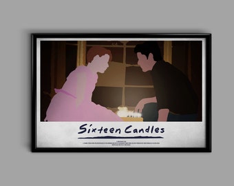 Sexton ljus 12 x 18 minimalistisk filmaffisch gicléetryck