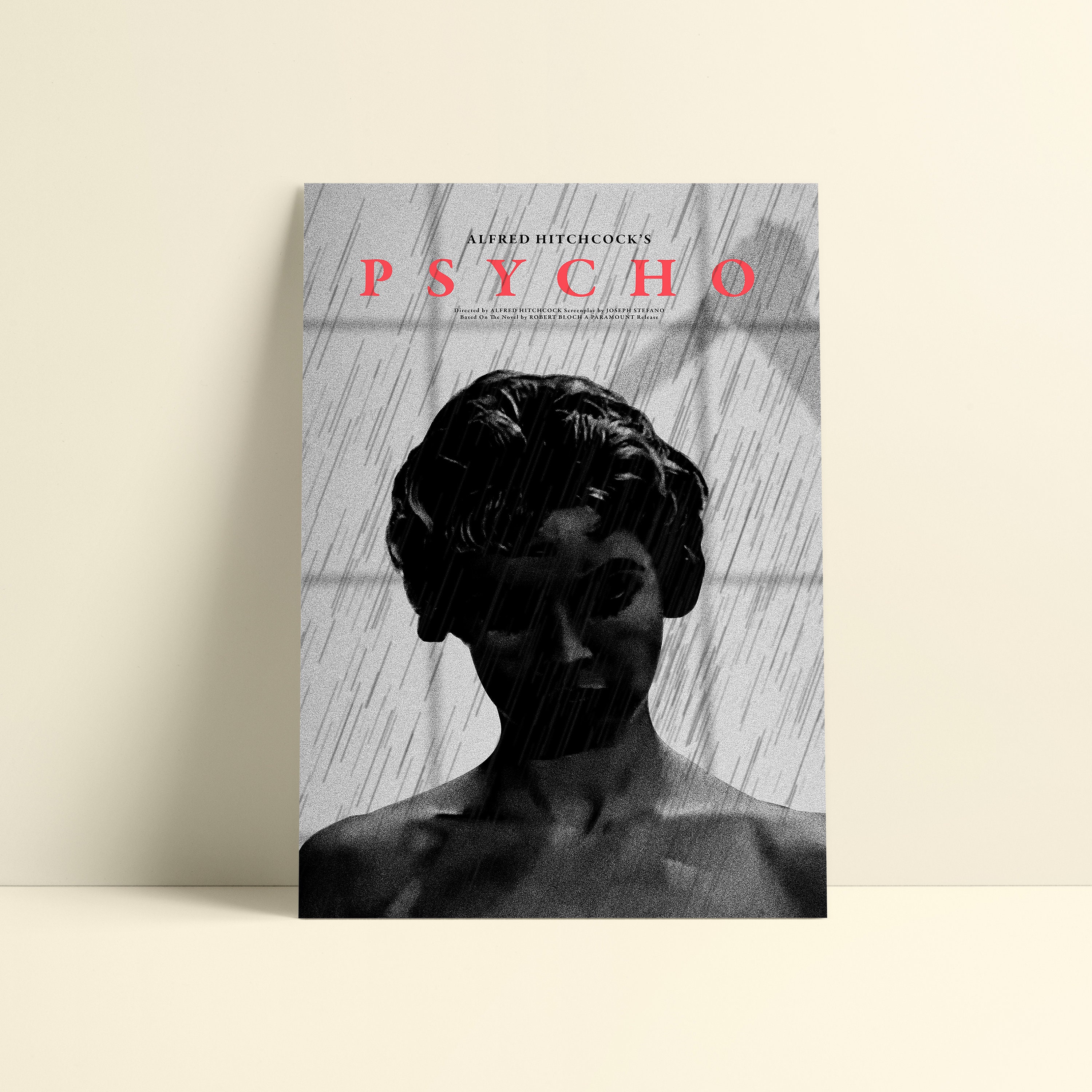 Psycho 1960 Minimal Movie Poster Giclee Print - Etsy