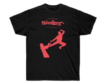 Bloodsport Película Camiseta Unisex Manga Corta