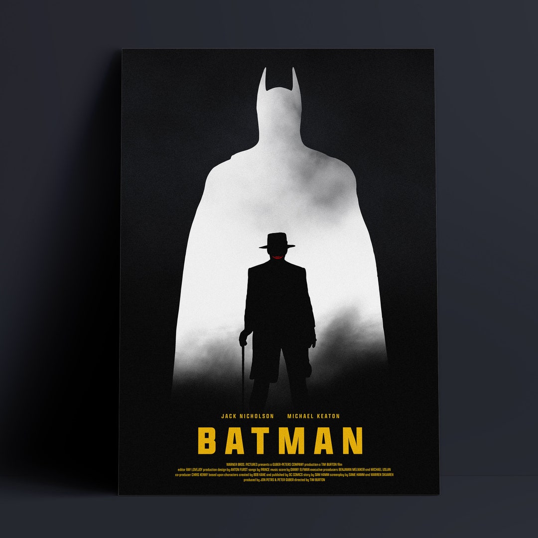 希少初期版‼️1989年作品　映画『BATMAN バットマン』　ビッグポスター 希少初期版‼️1989年作品映画『BATMAN バットマン』ビッグポスター