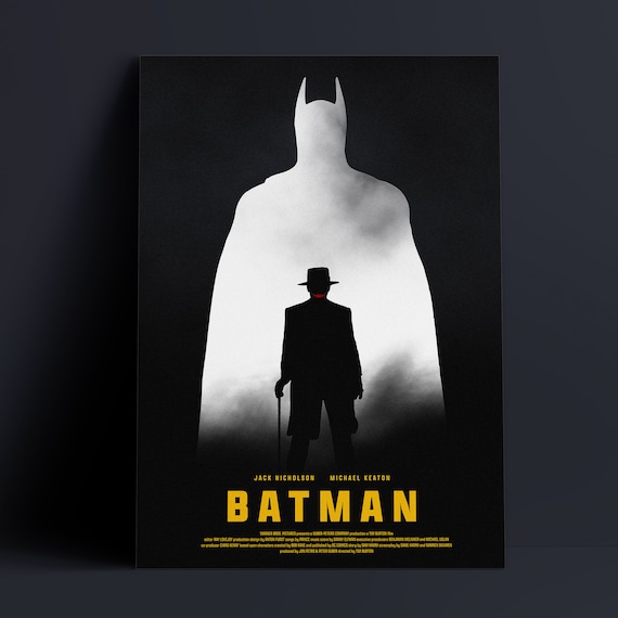 希少初期版‼️1989年作品　映画『BATMAN バットマン』　ビッグポスター 希少初期版‼️1989年作品映画『BATMAN バットマン』ビッグポスター