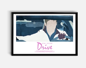 Drive 12 x 18 "minimalistische filmposter Giclee Print